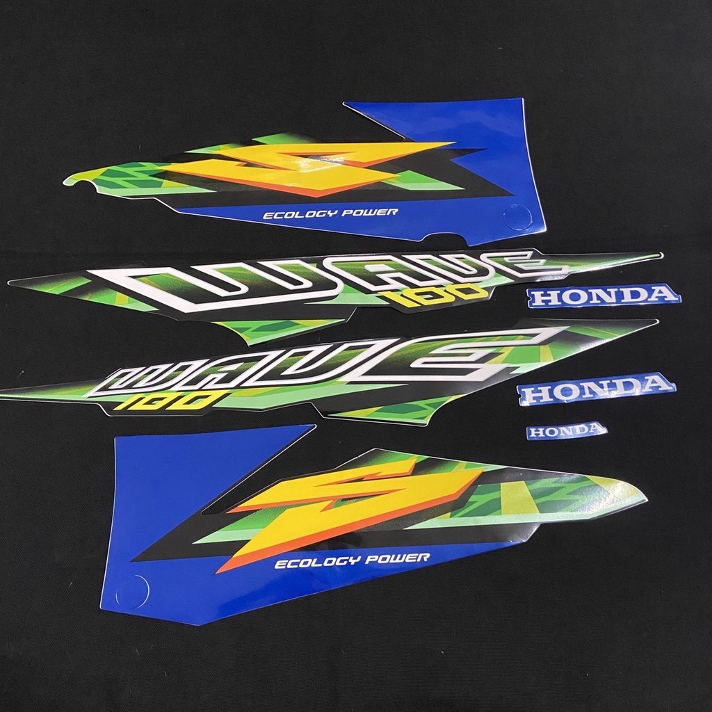 TEM DÁN XE WAVE THÁI ĐỜI 2004 3 LỚP CAO CẤP NHƯ ZIN