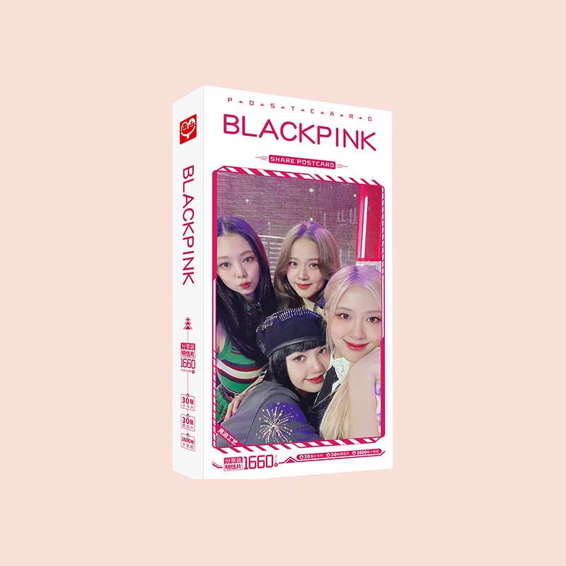 Hộp ảnh Blackpink xinh xắn mẫu mới 2021 kèm hình dán