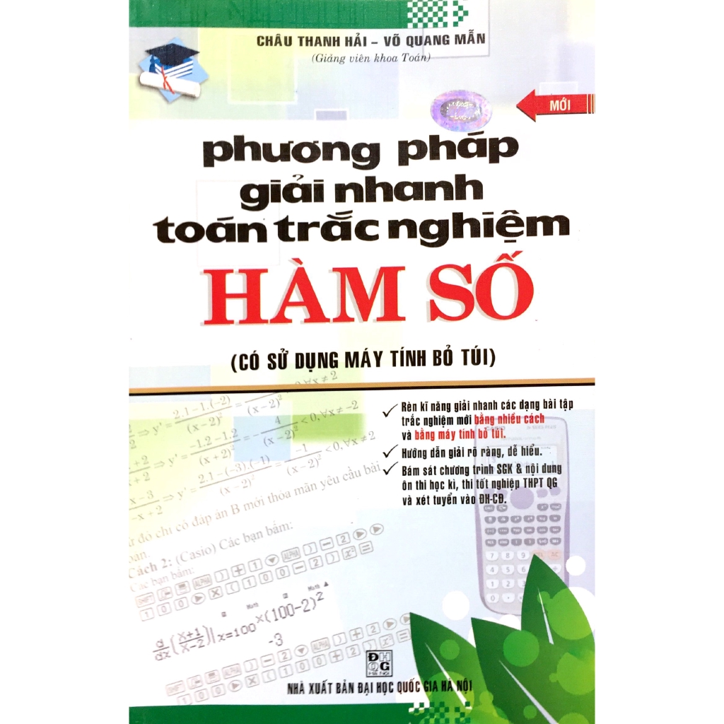 Sách - Phương Pháp Giải Toán Trắc Nghiệm Hàm Số (Có Sử Dụng Máy Tính Bỏ Túi)