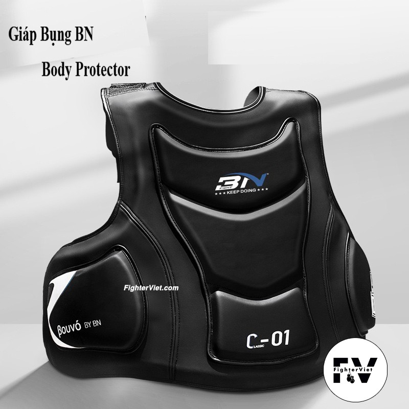 Giáp Bụng BN Body Protector  Bản 2022 Đai Bụng Training Boxing KickBoxing Muay Thái