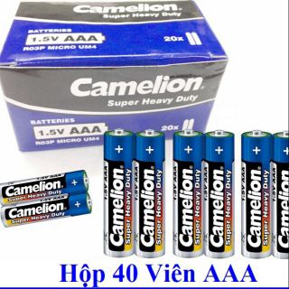 Sỉ hộp 40 viên pin tiểu camelion aaa