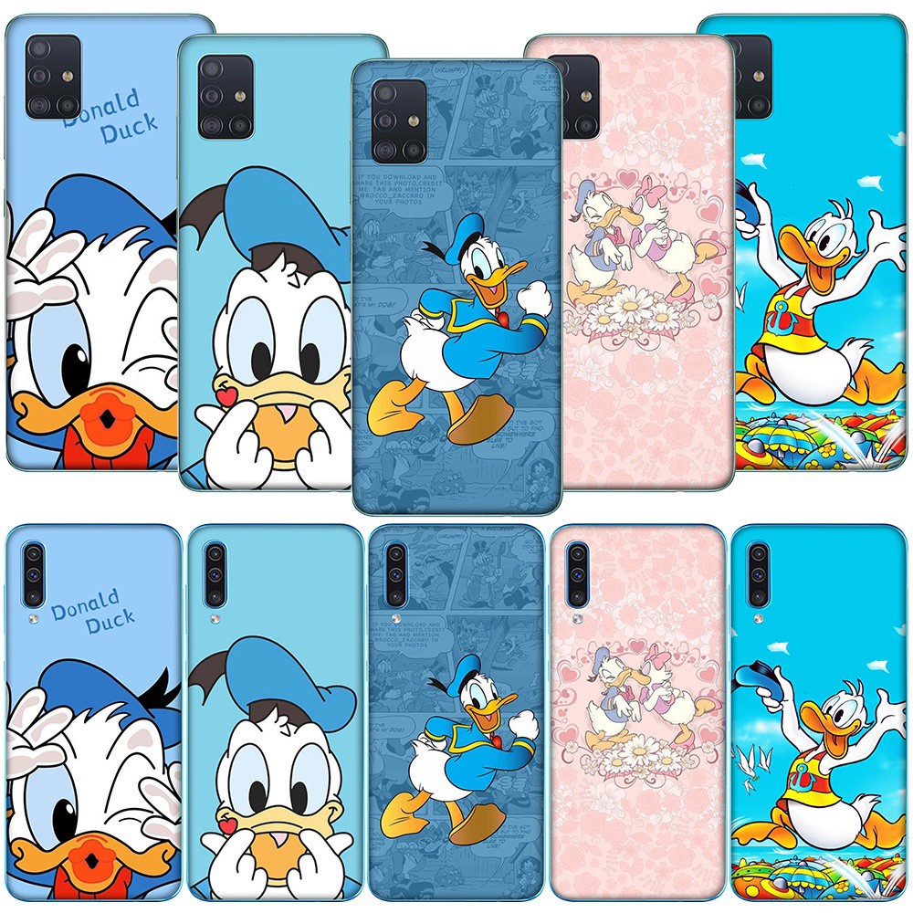 DISNEY Ốp Điện Thoại Trong Suốt In Hình Vịt Donald Cho Samsung Galaxy A10S S7 Edge S8 S9 S10 Plus Lite Gq130