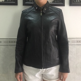 Các mẫu áo nữ da thật 2hand