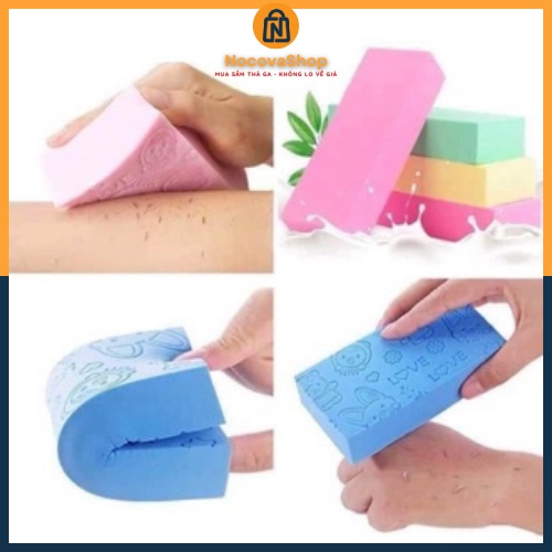 bông Mút kỳ ghét tẩy da chết siêu sạch nhỏ gon tiện lợi