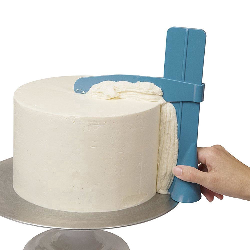 Cake Scraper Smoother Adjustable Fondant Spatulas Cream Decorating DIY Bakeware Tools