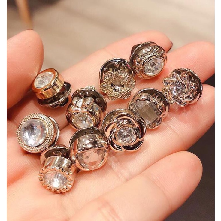 Set 10 khuy cài áo xinh đẹp và sang trọng