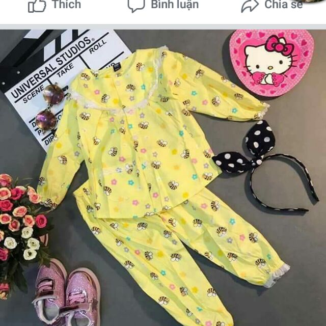 Combo 3 bộ pizama cho bé