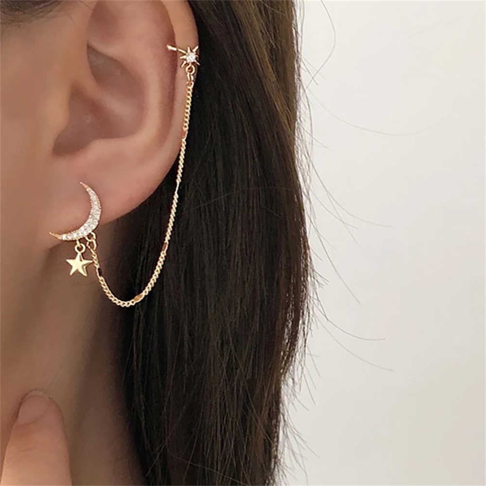 Bông Tai HợP Kim DạNg DàI KiểU DáNg Đơn GiảN