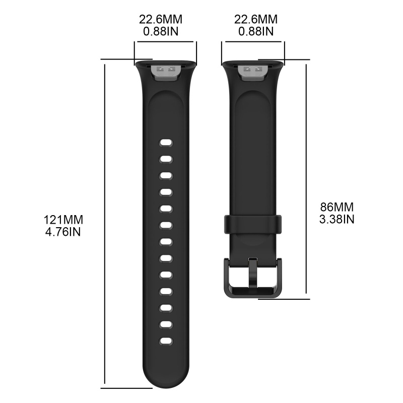 Dây Đeo Silicone Chống Nước &amp; Mồ Hôi Điều Chỉnh Được Cho Vòng Tay Thông Minh Mi Band 7 Pro