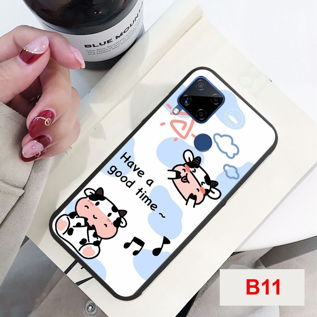 ỐP LƯNG OPPO REALME C11/C12/C15 IN HÌNH BÒ SỮA MILK ĐA DẠNG MẪU MÃ