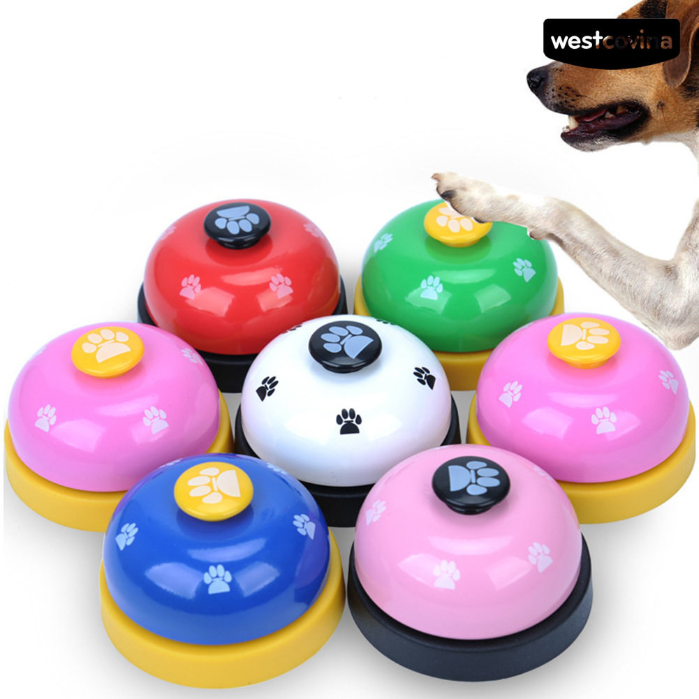 Đồ Chơi Chuông Kim Loại Hình Dấu Chân Đáng Yêu Cho Thú Cưng