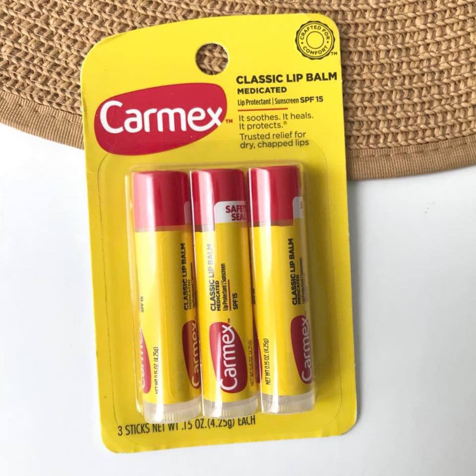 Dưỡng môi Carmex Classic lip balm medicated