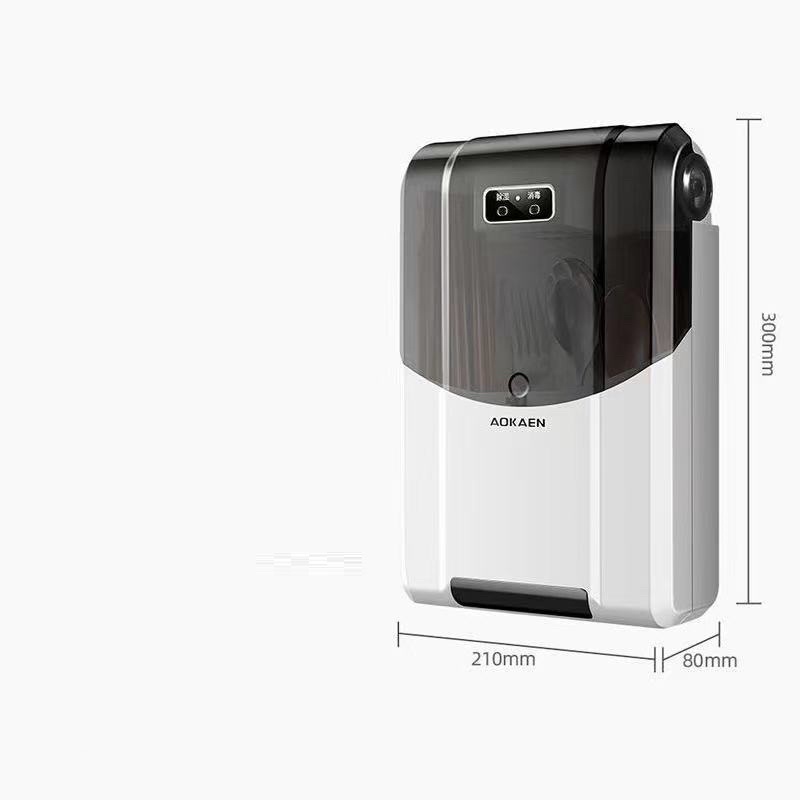 Máy Khử Khuẩn Sấy Khô Đũa Thìa Bằng Tia UV Treo Tường Tiện Lợi, Máy Khử Mùi