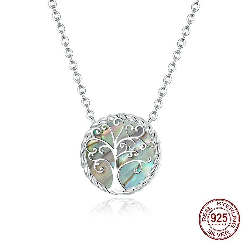 [Bạc Ý 925] Vòng cổ bạc dành cho nữ Tree of Life (Mã SCN433)