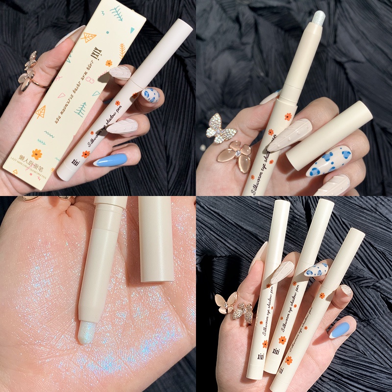 READY Nhũ mắt XIXI dạng bút Lazy Man Lying Silkworm Pen bắt sáng lấp lánh bền nội địa Trung | BigBuy360 - bigbuy360.vn