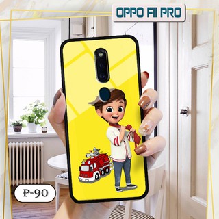 Ốp lưng kính 3D OPPO F11 Pro- hình cute