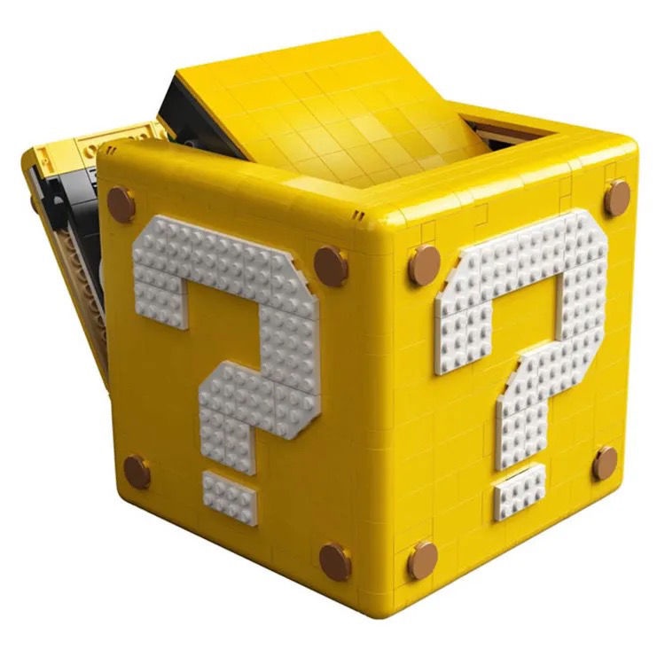 Đồ chơi Lắp ráp Mô hình 50069 91911 Super Mario 64 Question Mark Block