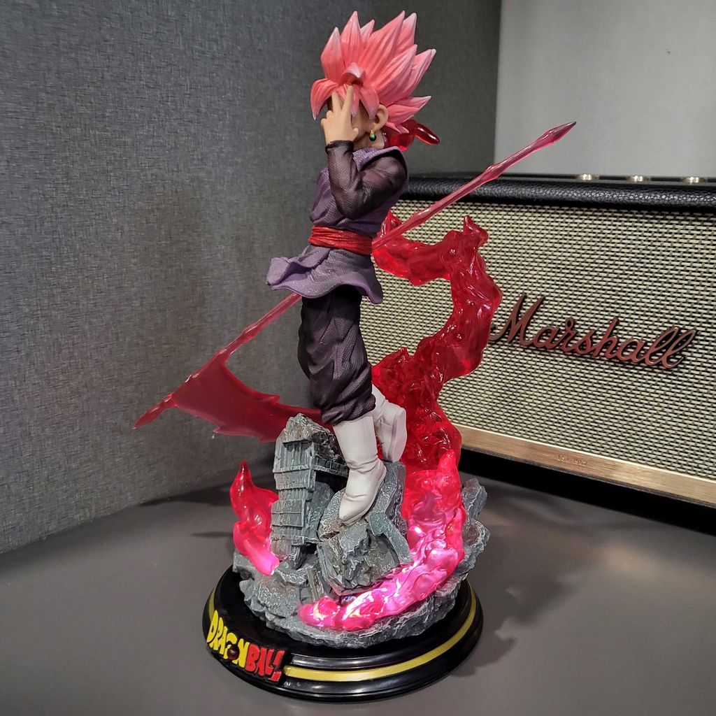 Mô hình Black Goku Super Saiyan Rose 28 cm có LED
