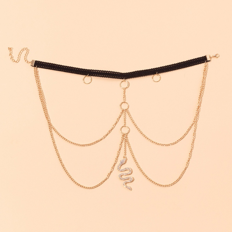 Chuỗi Dây Đeo Đùi Dạng Xích Tua Rua Quyến Rũ Cho Nữ