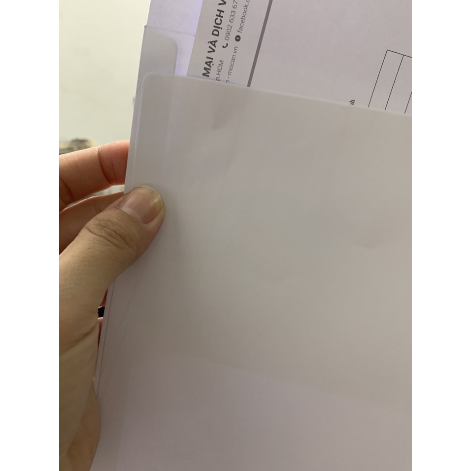 100 Bao Thư trắng 120gsm - 17 x 23 cm, Không keo nắp, Loại dày