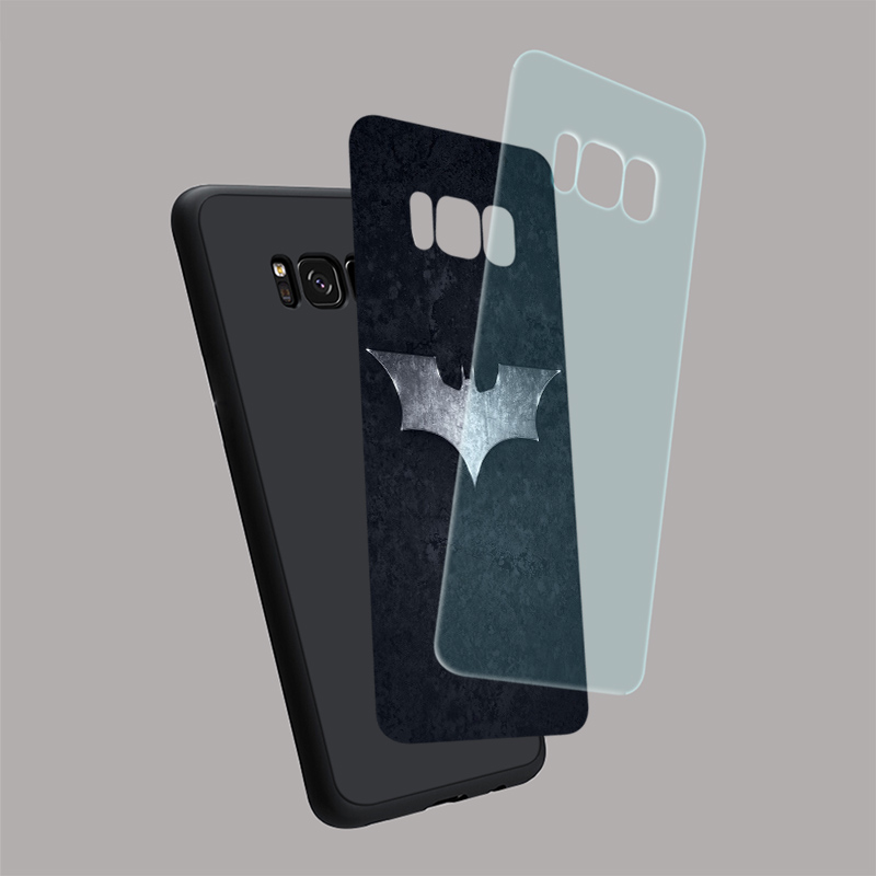 Ốp Điện Thoại Kính Cường Lực Hình Batman The Dark Knight Cho Samsung Note 8 9 10 S7 Edge S8 S9 S10 S20 Ultra Lite Plus S13