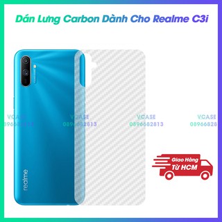 Miếng Dán Lưng Cacbon Dành Cho Realme C3 / Realme C3i