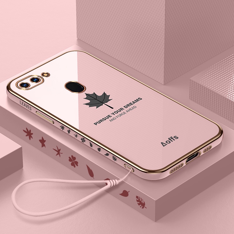 Ốp Điện Thoại Dẻo In Họa Tiết Lá Phong Cho OPPO R11 R11s R15 R15X R17 Pro K1