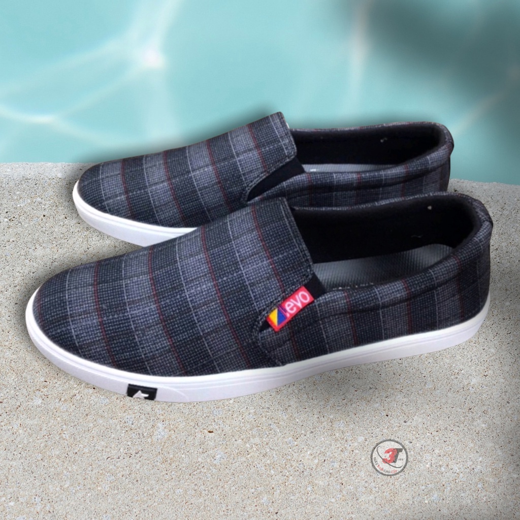 Giày Lười vải  2 LỚP , Slip on nam vải  chất liệu vải SIÊU MỊN  MỀM MẠI ,Đế Cao su đi êm chân , Mẫu mới