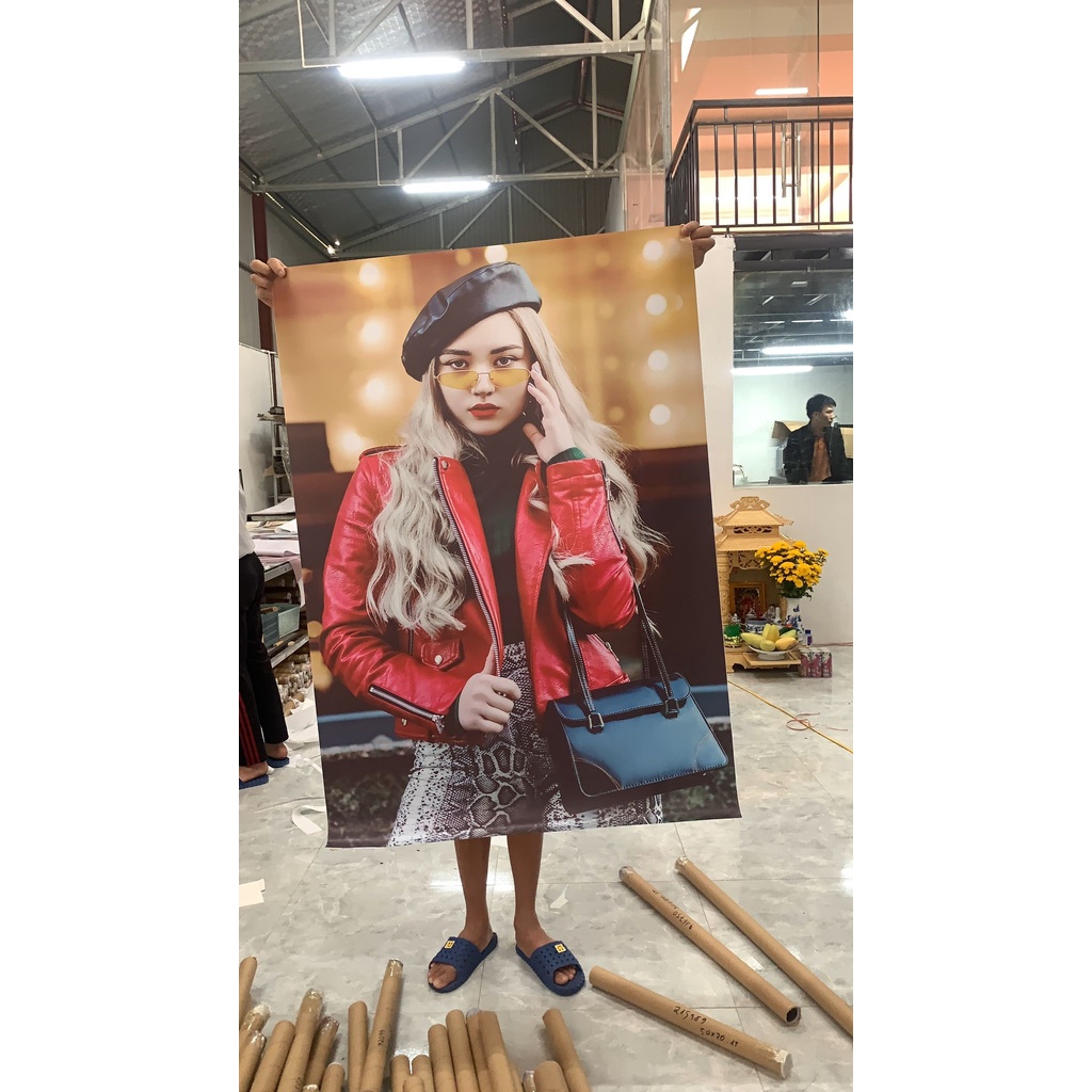 Tranh vải treo tường, thảm decor in ảnh, in hình theo yêu cầu-