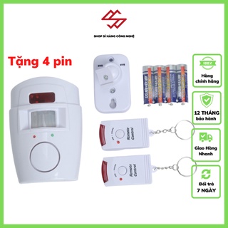 Báo động chống trộm cảm biến hồng ngoại có điều khiển từ xa V2