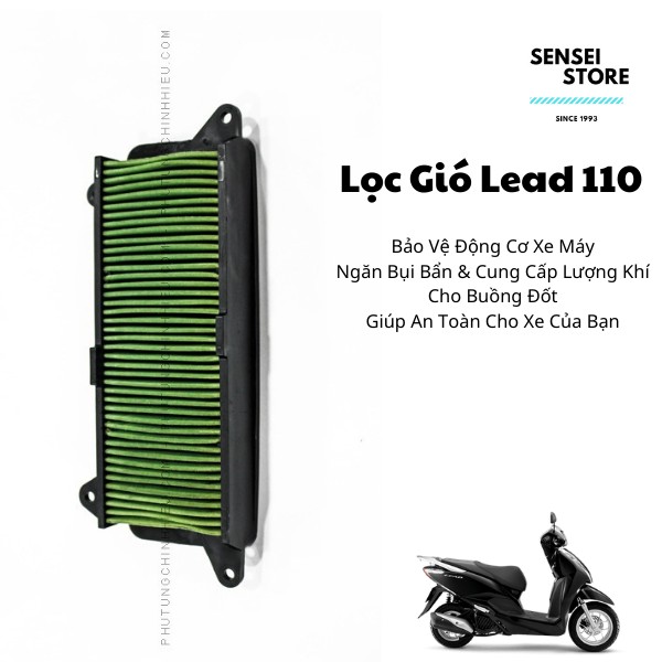 Lọc Gió Xe Máy LEAD 110 Hàng Loại 1 Sensei-Store