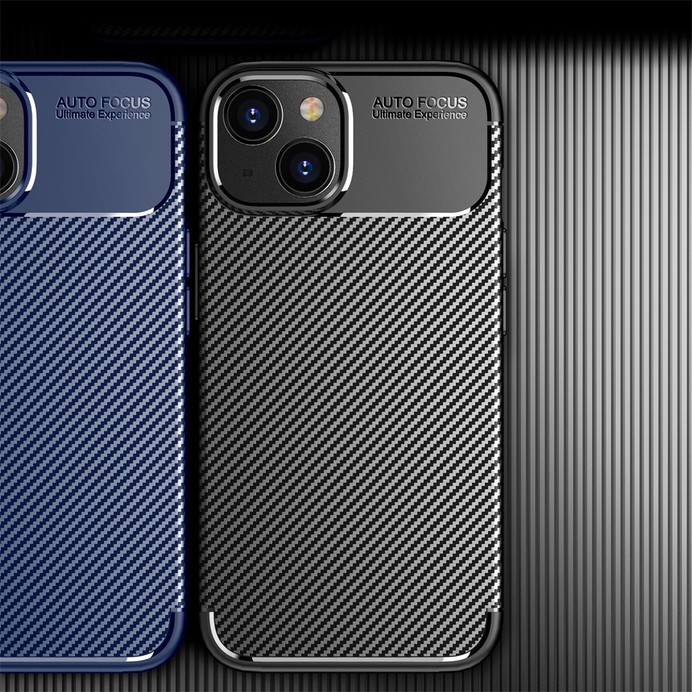 Ốp Điện Thoại TPU Sợi Carbon Chống Sốc Chống Trầy Cho iPhone 14 Pro Max / iPhone 14 Pro / iPhone 14 Plus / iPhone 14