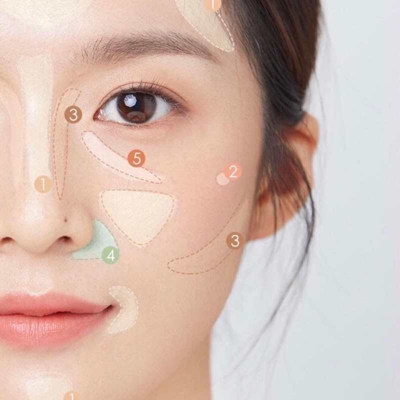 Bảng Triệt Sắc Che Khuyết Điểm 5 Ô Concealer Foca