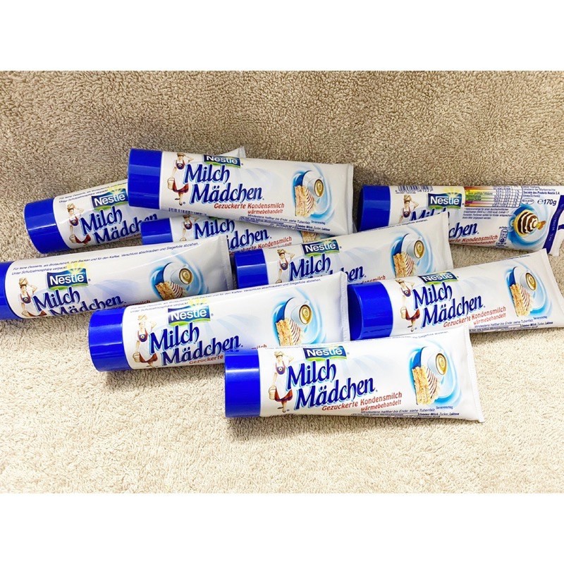 [HÀNG ĐỨC] Sữa Đặc Tuýp Nguyên Kem Nestlé Milch Mädchen 170g