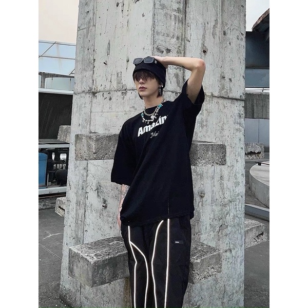 ÁO THUN TAY LỠ AMAZING COTTON UNISEX NAM NỮ (kèm hình chụp thật)
