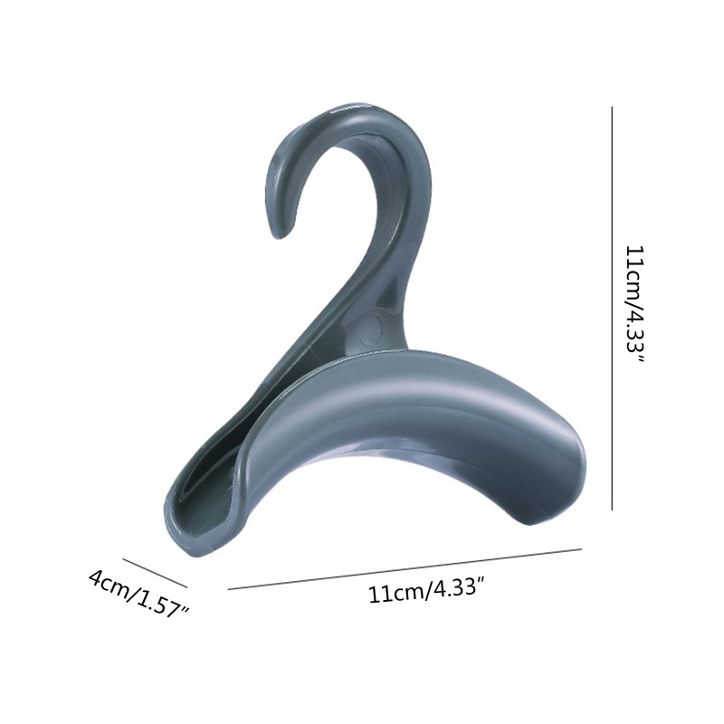 Móc Treo Túi Xách Hình Vòm Bằng Nhựa Tiện Dụng Cho Phòng Ngủ / Ký Túc Xá