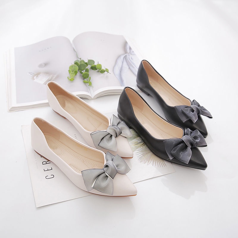 Giày Búp Bê Đế Mềm Mũi Nhọn Thời Trang Xuân Hè 2022 Cho Nữ