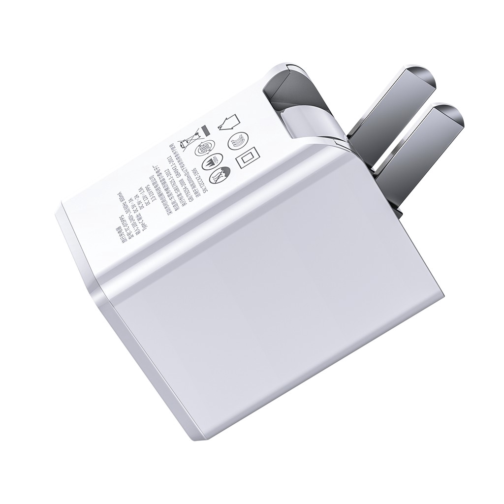 CỦ SẠC NHANH 18W CỔNG TYPE C CHUẨN PD BASEUS CHÂN GẤP TIỆN LỢI KHI DI CHUYỂN DU LỊCH ĐI LÀM