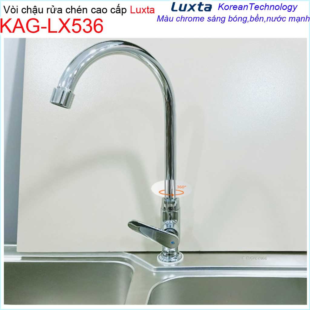 Vòi bếp lạnh Luxta, Vòi chậu rửa chén bát lạnh KAG-LX536