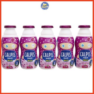 Sữa chua Calpis hương nho 80ml lốc 5 chai