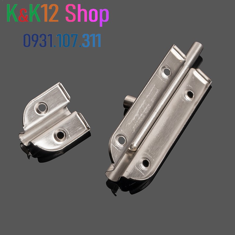 [ Độc quyền] Chốt khóa cửa, then cửa bằng thép không gỉ K07 loại 6 inch