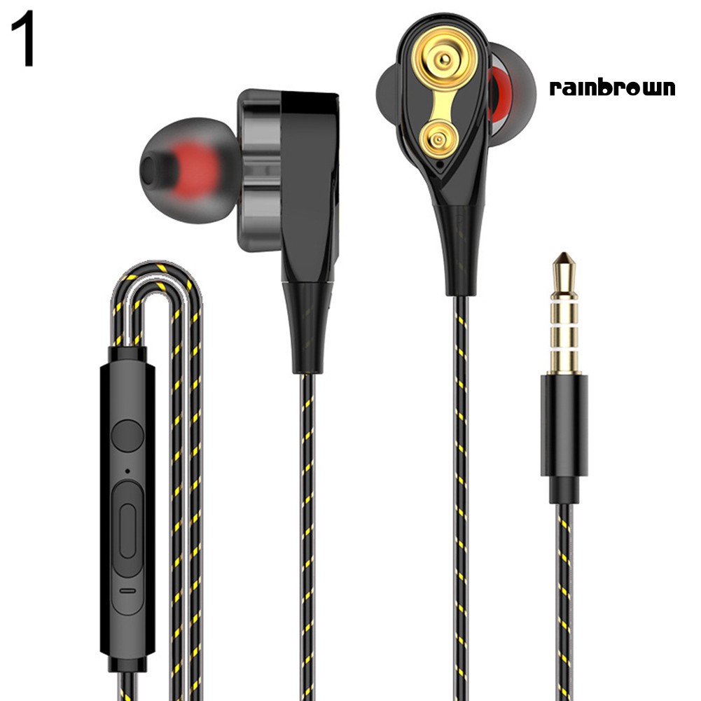 Tai Nghe Nhét Tai Jack 3.5mm Bass Trầm Có Micro Tiện Dụng