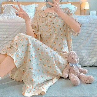 Đầm ngủ / mặc nhà pijama dài ulzzang order