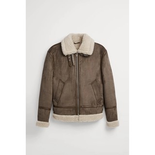 (2 MÀU) ÁO KHOÁC DA LỘN ZARA MAN LÓT LÔNG