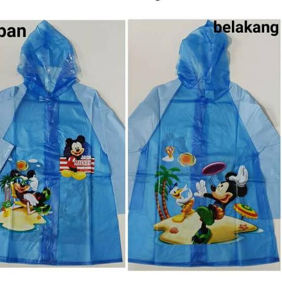 Áo Mưa Hình Chuột Mickey / Xe Lửa Thomas / Tsum-tsum / Spiderman / Cars / Mickey Kw329xx Cho Bé