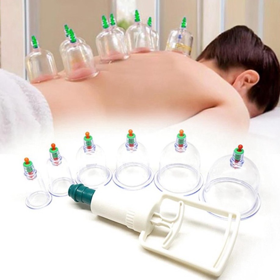 Bộ Giác Hơi 24 Ống Chân Không Cao Cấp Máy Giác Hơi Giá Rẻ Không Dùng Lửa  24 Phụ Kiện