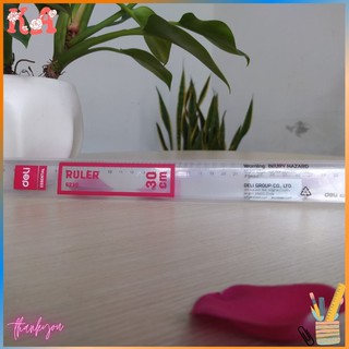 Thước kẻ 30cm Deli 6230