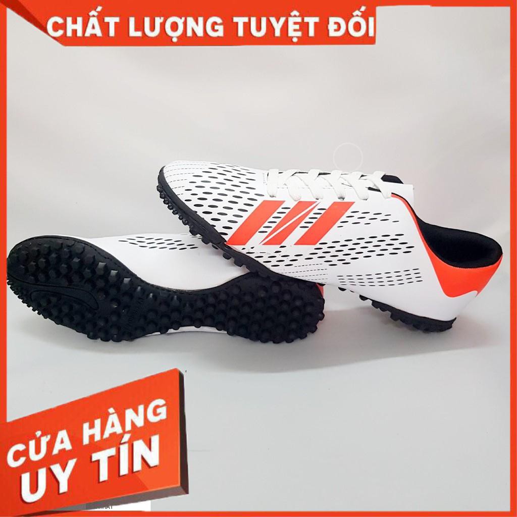 Giày đá bóng cao cấp X18F -trắng - cao su - khâu full giầy