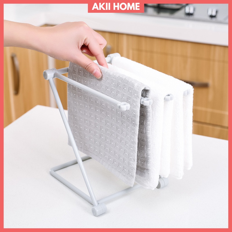 Giá Treo Cốc Uống Nước, Bình Sữa, Khăn Lau Đa Năng, Nhựa PP, Có Thể Gấp Gọn Akii Home NB80