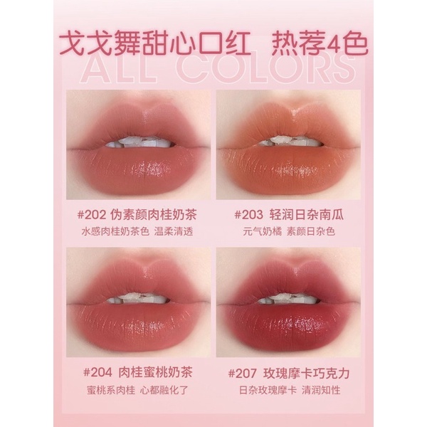 Son Thỏi Satin Gogotales Trái Tim Lucky Baby